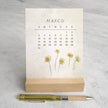 2025 Desk Calendar, Dried Field Flowers