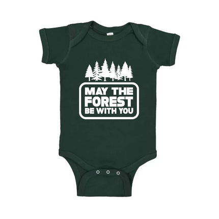 May The Forest Be With You Baby Bodysuit