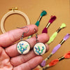 Earrings - Beginner Hand Embroidery DIY Craft Kit