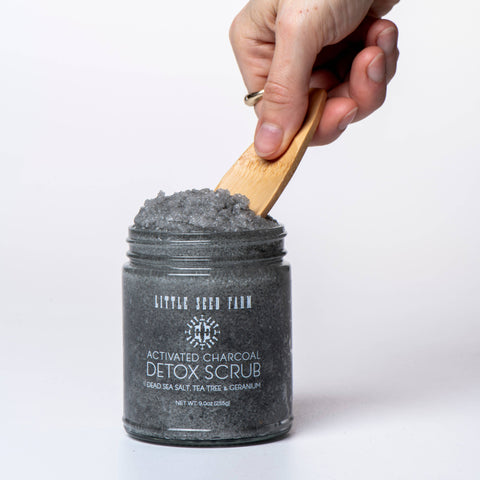 Activated Charcoal Detox Salt Scrub