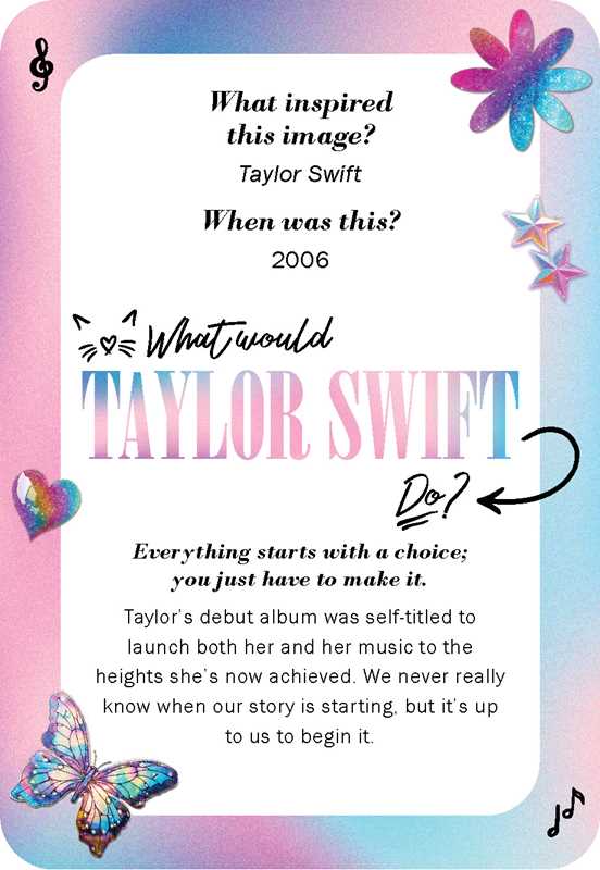 What Would Taylor Swift Do? Deck of Cards