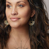 Solar Rays/Gold Vermeil Earrings