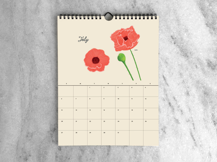 2025 Wall Calendar - Botanicals