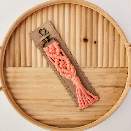 Macrame Keychains  (Various Colors)