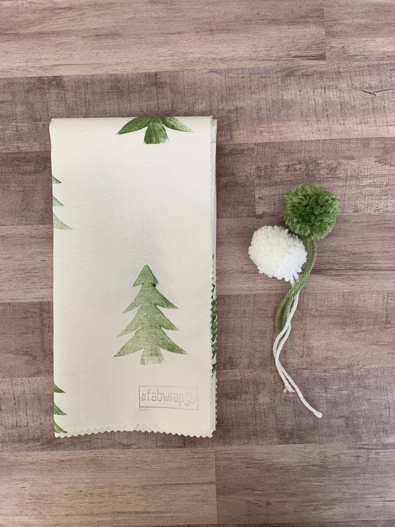 Fabric Gift Wrap - Christmas Tree