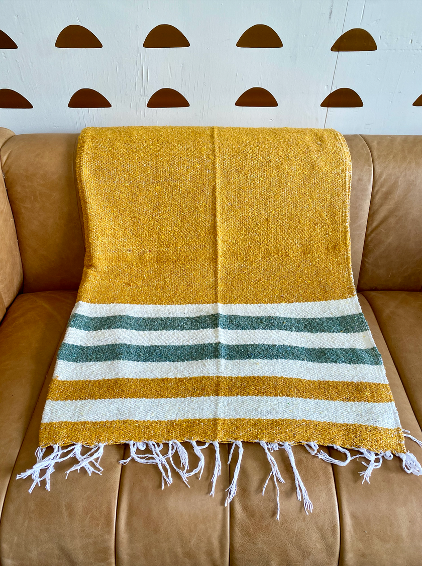 Golden Hour - Recycled throw blanket