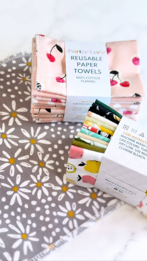Reusable Paper Towels--Surprise Prints (Pack of 6)