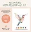 All-In-One Beginner Watercolor Kit - Hummingbird