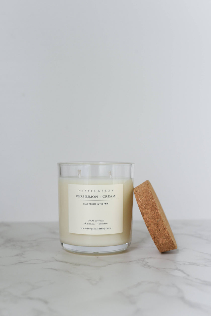 Persimmon + Cream Candle