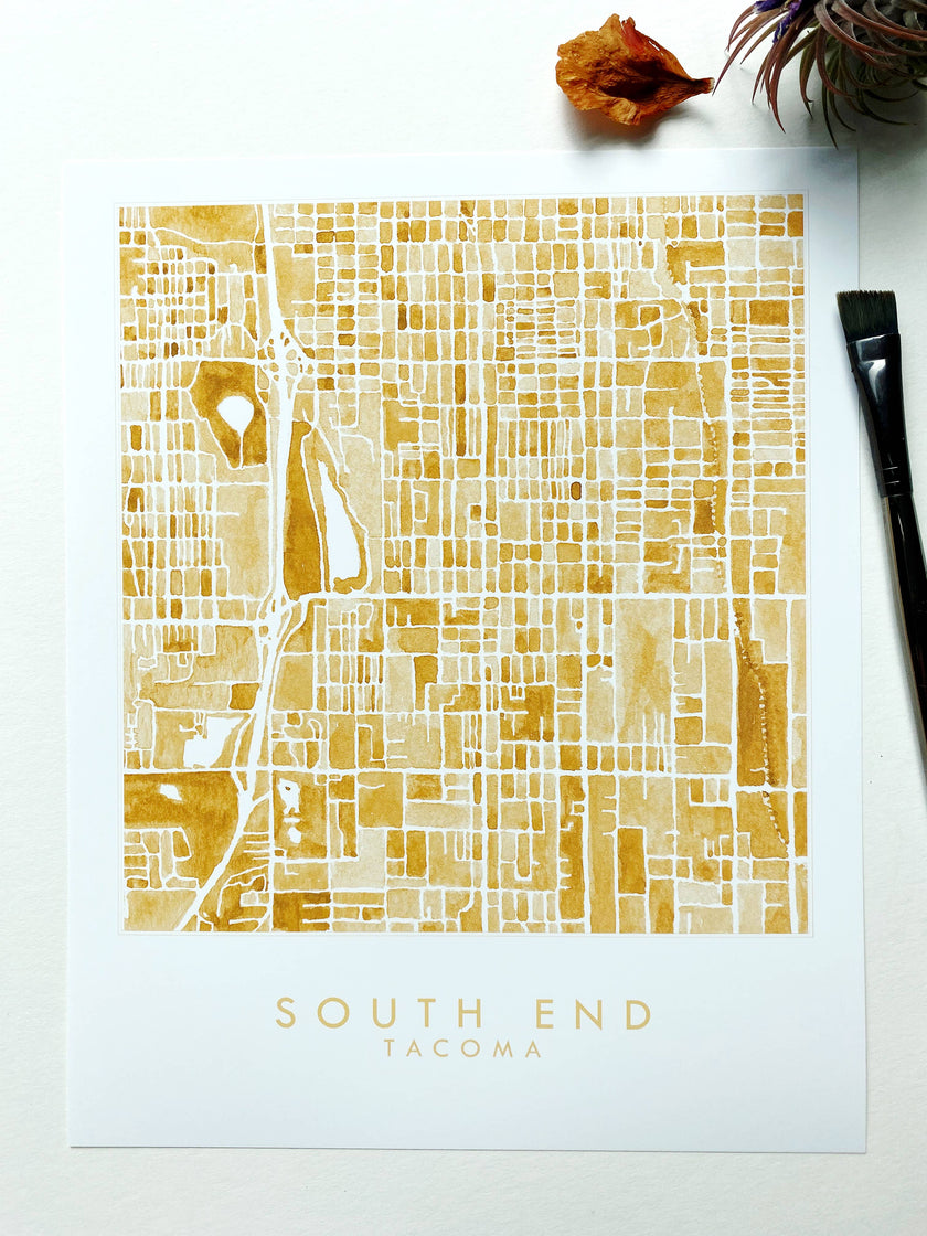 SOUTH END Tacoma ART PRINT