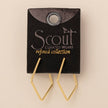 Orion Diamond Hoop/Gold Vermeil Earrings