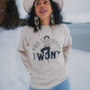 The Hell I Won't Unisex Pullover - Sand