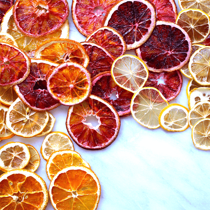California Citrus Gems—beautiful dried citrus fruits