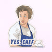 Yes Chef Vinyl Sticker