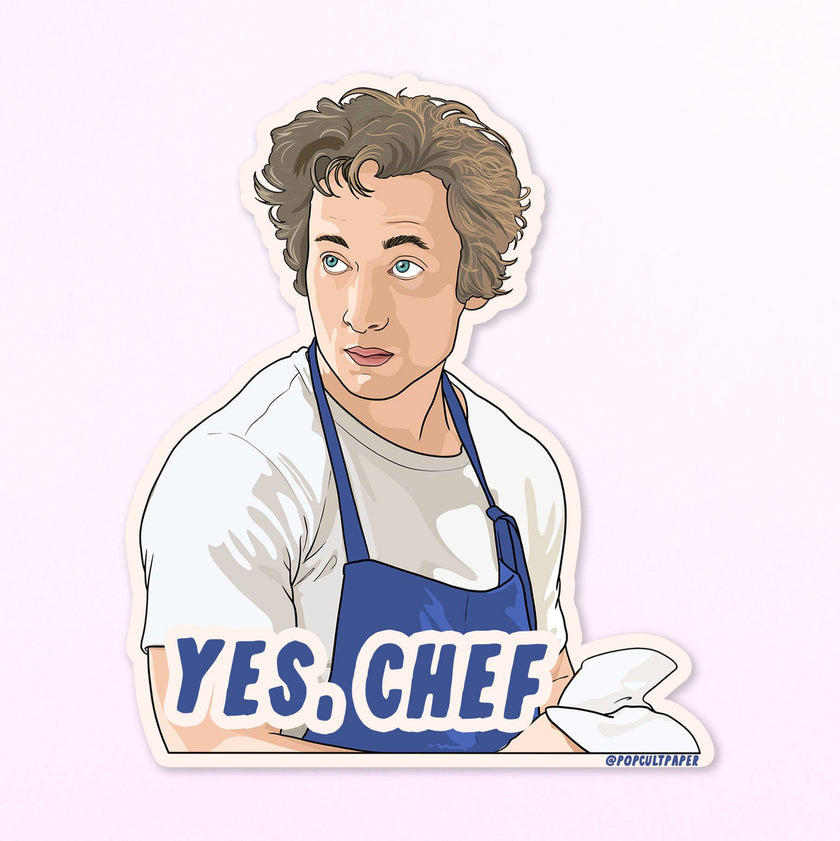Yes Chef Vinyl Sticker