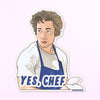 Yes Chef Vinyl Sticker