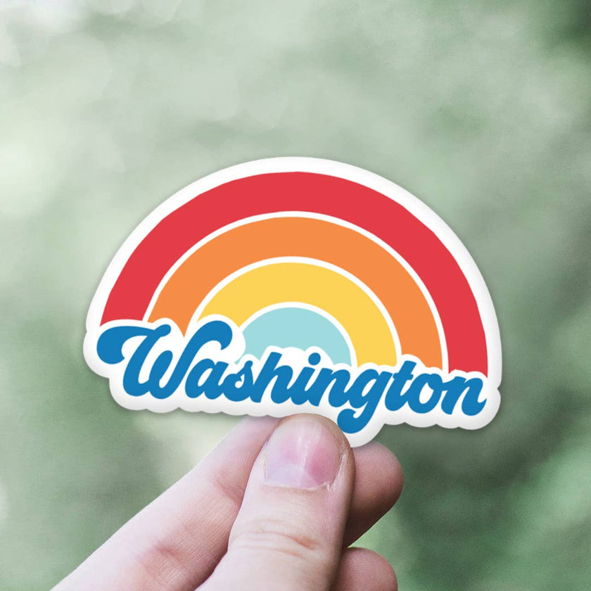 Washington Rainbow Sticker