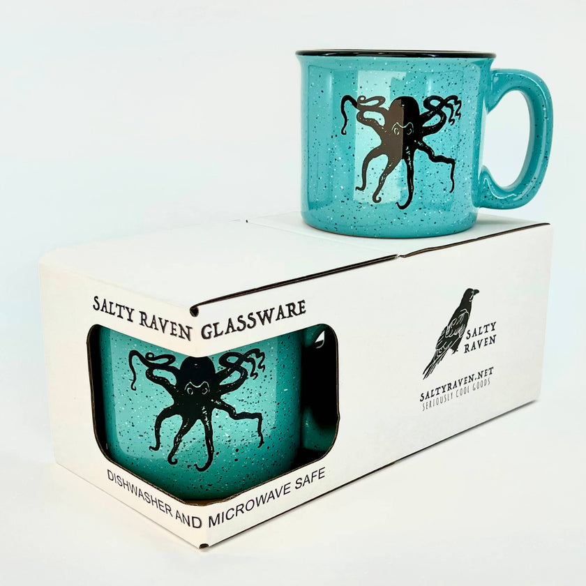Kraken Octopus Campfire Mug