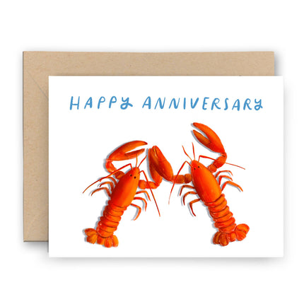 Anniversary Lobsters Card