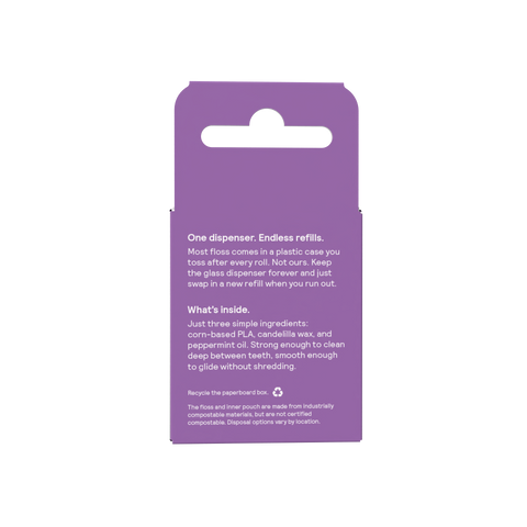 Vegan Dental Floss Refill System - Mint