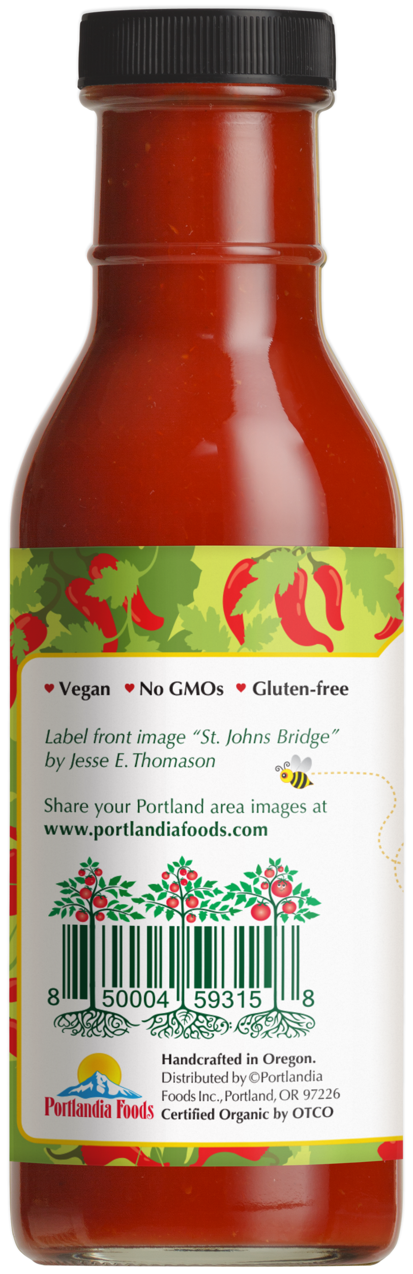Portland Organic Spicy Ketchup 14oz
