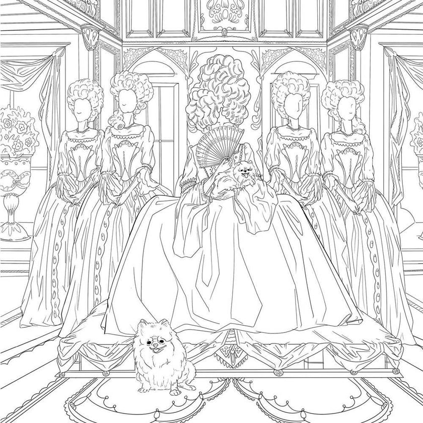 Bridgerton Coloring Book: From the Gardens to the Ballrooms