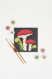 Fly Agaric Mushrooms MINI Paint-by-Number Kit