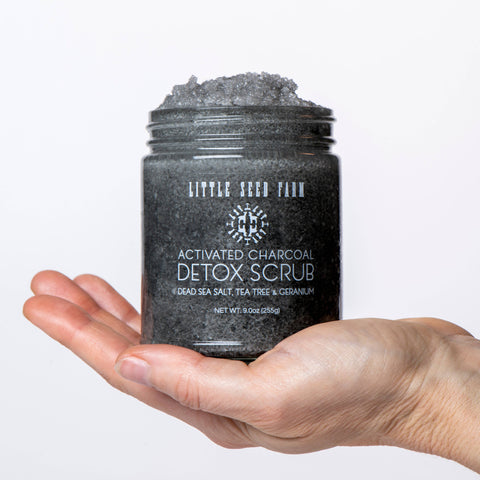 Activated Charcoal Detox Salt Scrub