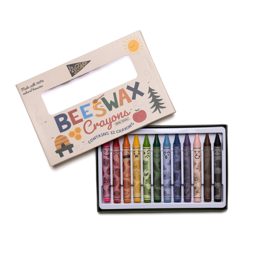 12 Beeswax Crayons