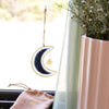 Moon Star Stained Glass Light Catcher
