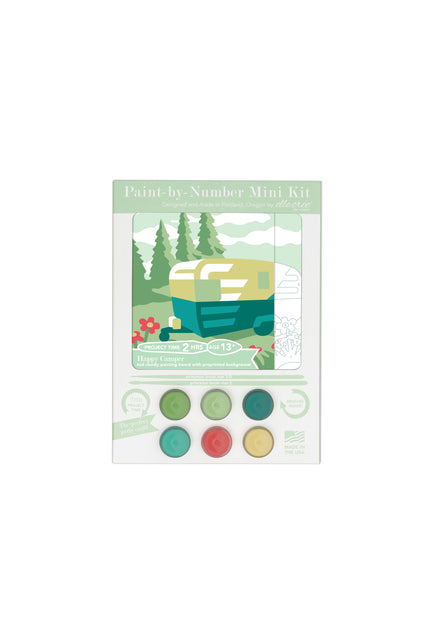 Happy Camper MINI Paint-by-Number Kit