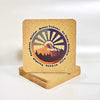Cork Coaster Set