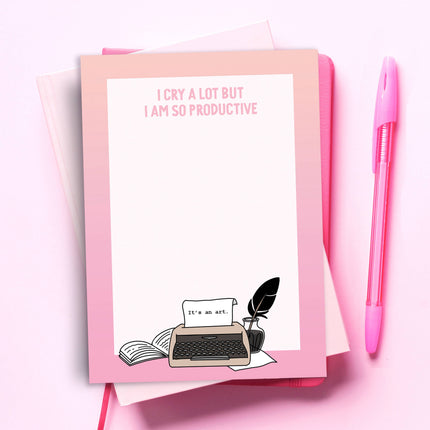 Cry A Lot Taylor Swift Notepad