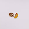 Hot Dog & Pretzel Earrings - Gold Statement Earrings