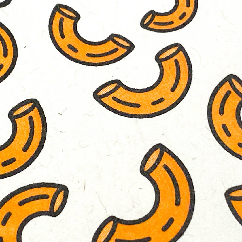 Macaroni Greeting Card