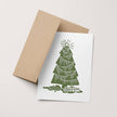 Christmas Kitten Tree Holiday Card