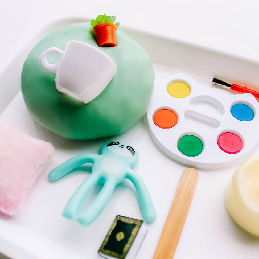 Children's Sloth Sensory Play Dough Kit