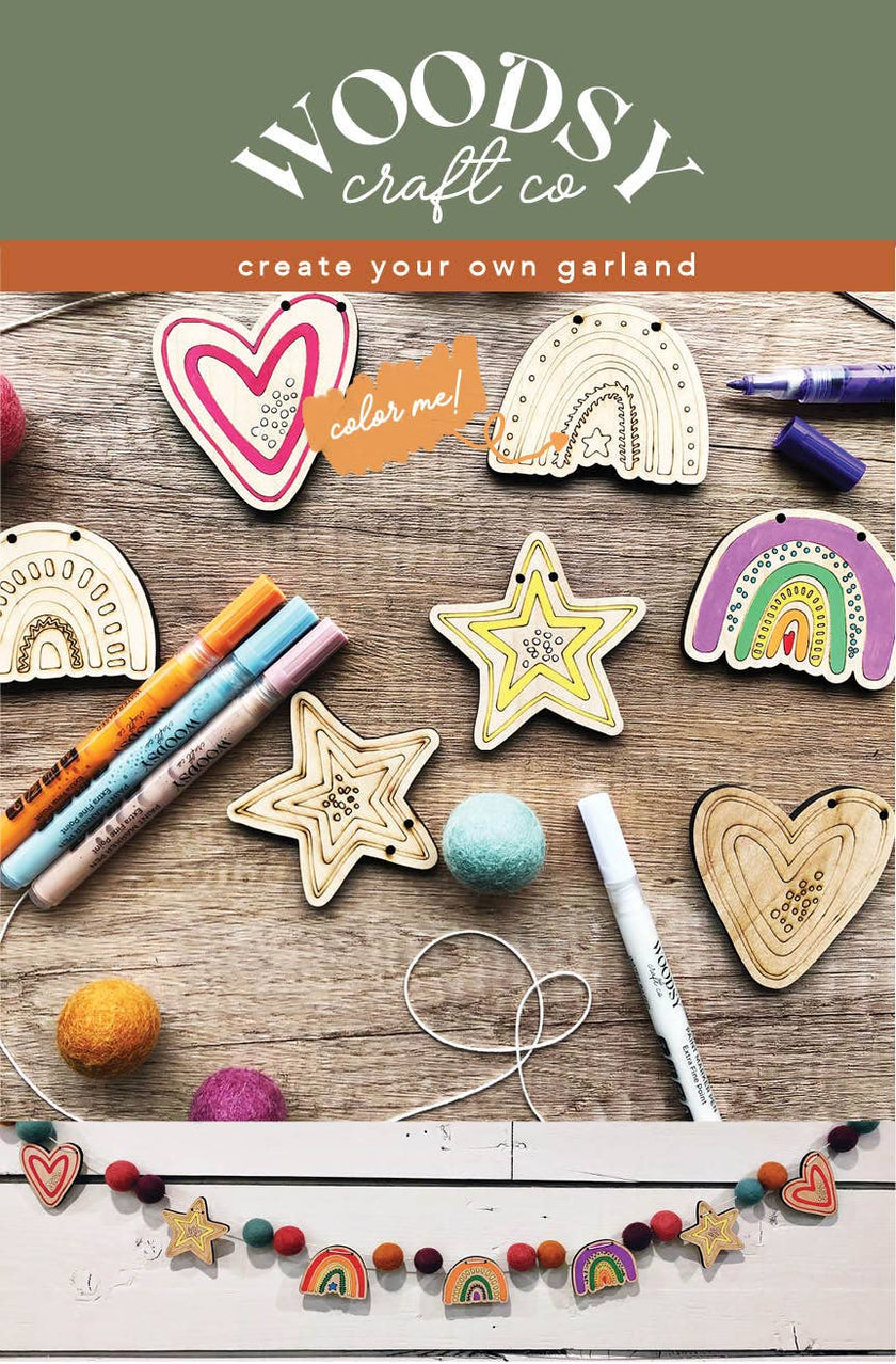 DIY Craft Kit - Rainbow Garland