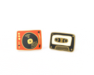 Record Player & Tape Earrings