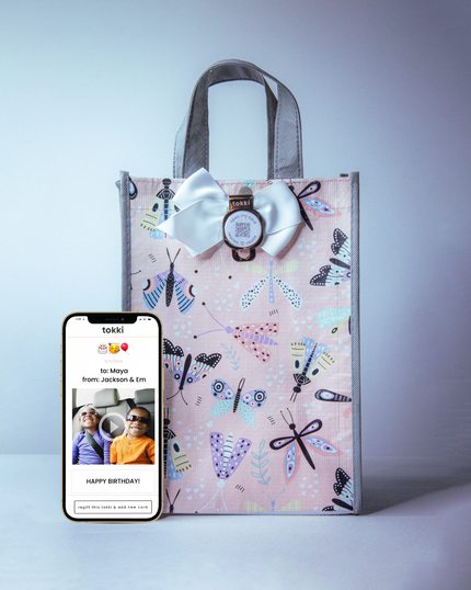 Flutter | Medium | Gift Bag + Digital Greeting Card