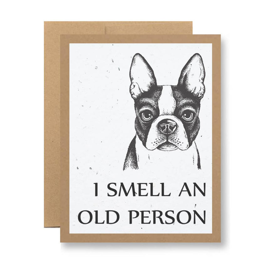 Birthday Old person  - Seed Paper Card