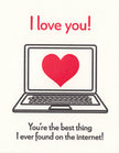 Best Internet Love Greeting Card