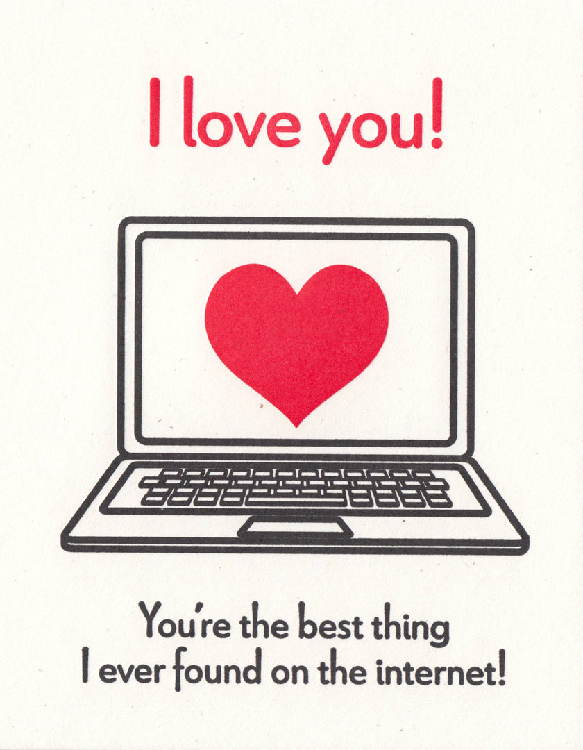 Best Internet Love Greeting Card