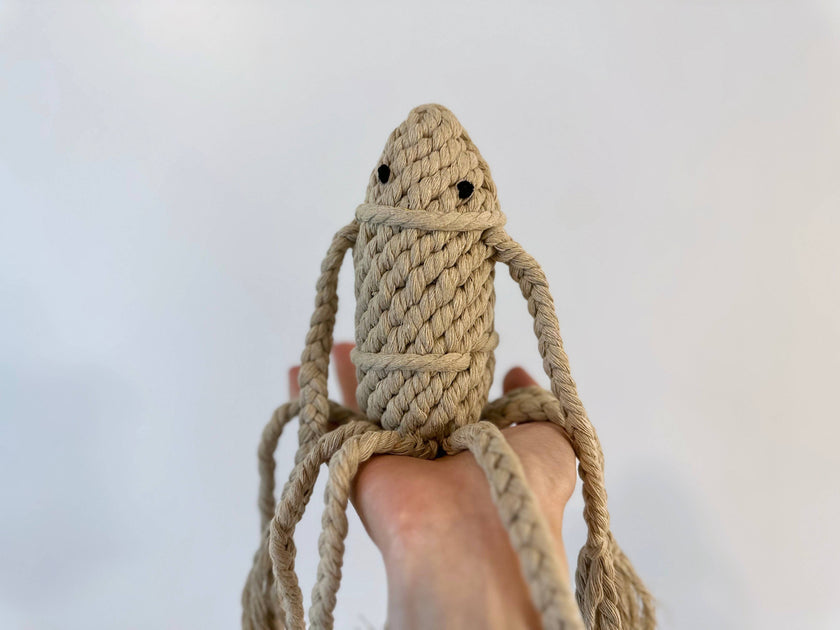 Squid Lady Rope Dog Toy