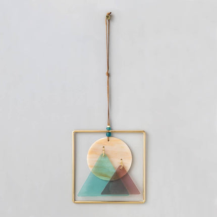 Mountains Stained Glass Light Catcher