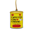 Cafecito con Chisme Enamel Holiday Ornament