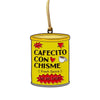 Cafecito con Chisme Enamel Holiday Ornament