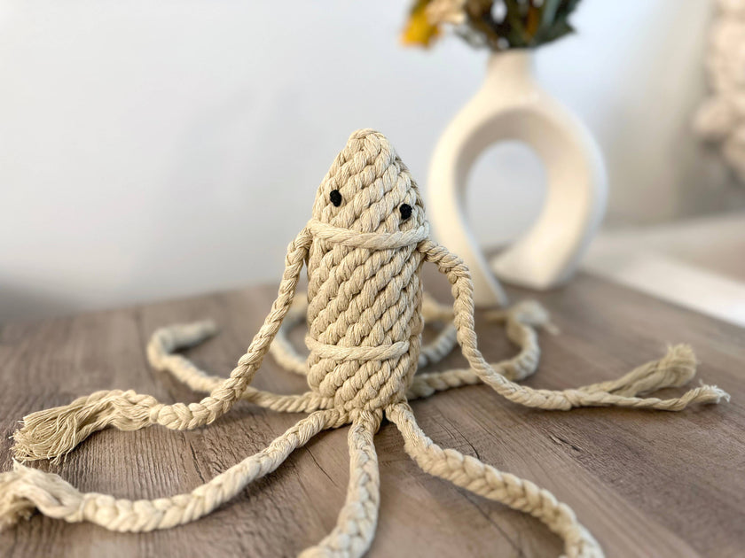 Squid Lady Rope Dog Toy