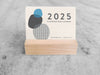 2025 Mini Desk Calendar, Abstract