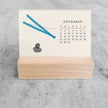 2025 Mini Desk Calendar, Abstract